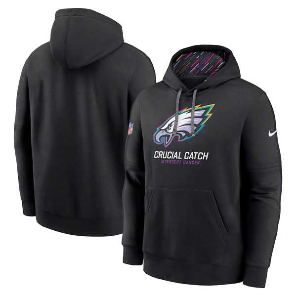 Men's Philadelphia Eagles Black 2024 Crucial Catch Club Pullover Hoodie,We sell and wholesale Men's Philadelphia Eagles Black 2024 Crucial Catch Club Pullover Hoodie on line form chian!
